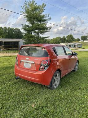 Orange 2012 Chevrolet Sonic 1LZ