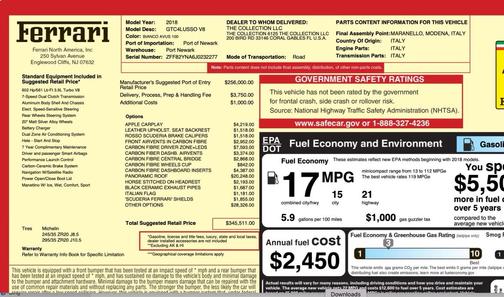 2018 Ferrari GTC4Lusso T