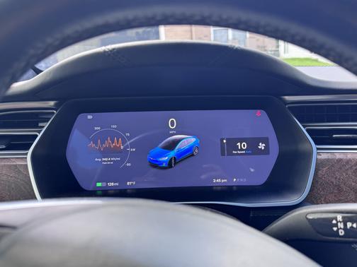 Silver 2018 Tesla Model X 100D