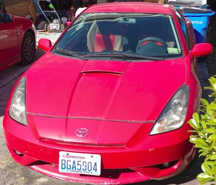 Red 2003 Toyota Celica GT