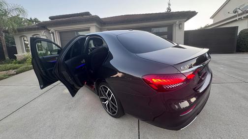 Gray 2022 Mercedes-Benz E-Class E 350