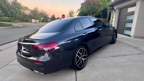 Gray 2022 Mercedes-Benz E-Class E 350