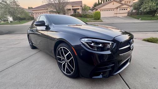 Gray 2022 Mercedes-Benz E-Class E 350