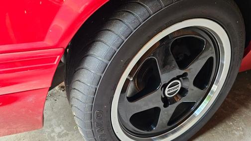Red 1992 Ford Mustang LX 5.0L Sport