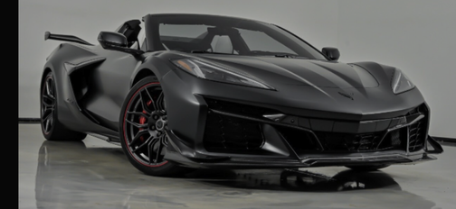 Black 2023 Chevrolet Corvette Z06 w/3LZ