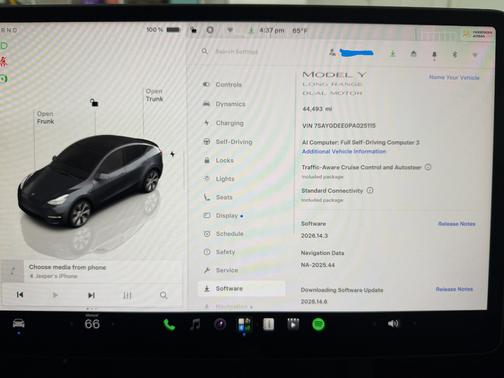 Gray 2023 Tesla Model Y Long Range