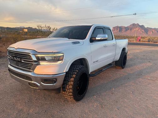White 2019 RAM 1500 Laramie
