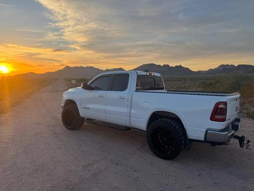 White 2019 RAM 1500 Laramie