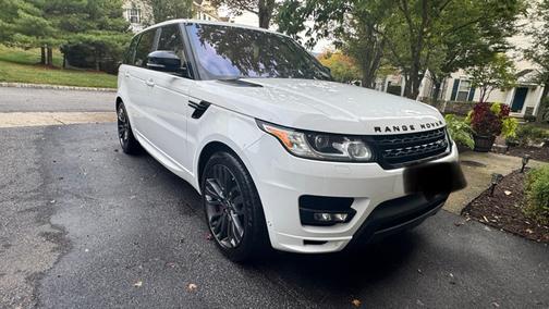 White 2017 Land Rover Range Rover Sport 3.0L Supercharged HSE Dynamic