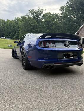 Blue 2013 Ford Mustang GT Premium