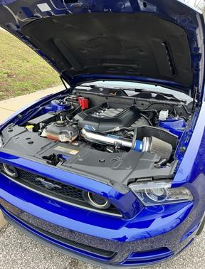 Blue 2013 Ford Mustang GT Premium
