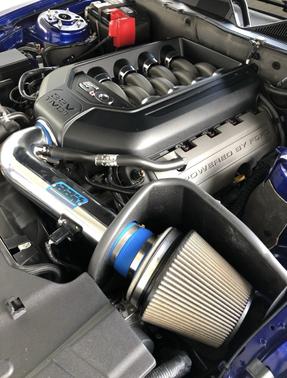 Blue 2013 Ford Mustang GT Premium