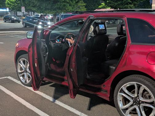 Red 2011 Ford Edge Sport