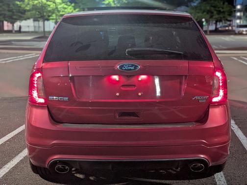 Red 2011 Ford Edge Sport