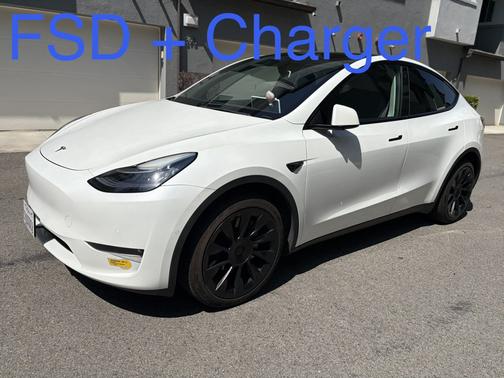 White 2022 Tesla Model Y Long Range