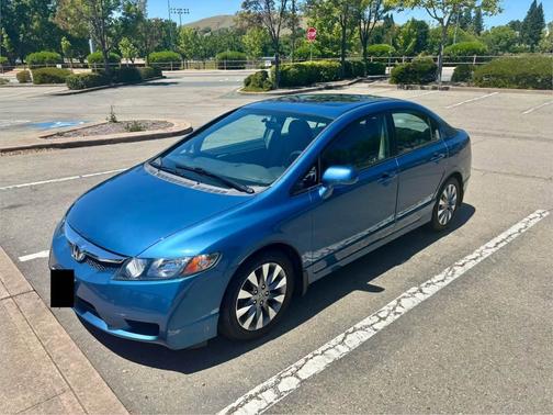 Blue 2009 Honda Civic EX