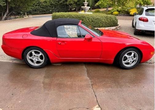 Red 1992 Porsche 968 968 Cabriolet