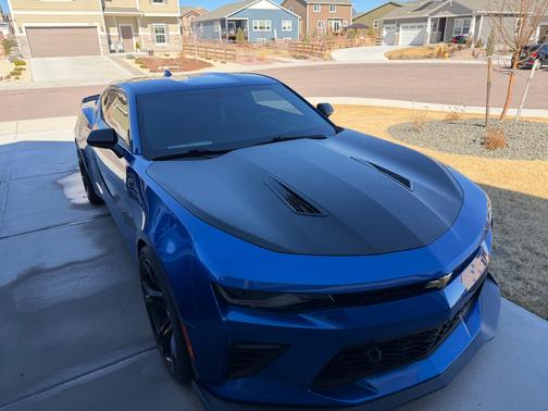 Blue 2017 Chevrolet Camaro 1SS
