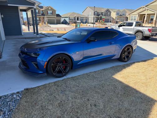 Blue 2017 Chevrolet Camaro 1SS