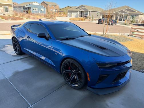 Blue 2017 Chevrolet Camaro 1SS