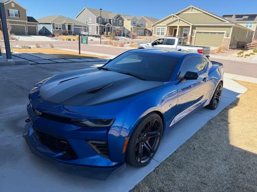 Blue 2017 Chevrolet Camaro 1SS