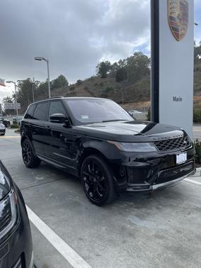 Black 2020 Land Rover Range Rover Sport HSE MHEV