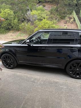 Black 2020 Land Rover Range Rover Sport HSE MHEV