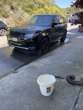 Black 2020 Land Rover Range Rover Sport HSE MHEV