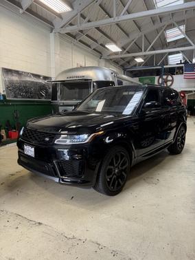 Black 2020 Land Rover Range Rover Sport HSE MHEV