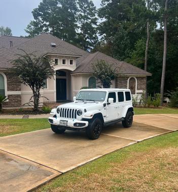 White 2021 Jeep Wrangler Unlimited 4xe High Altitude