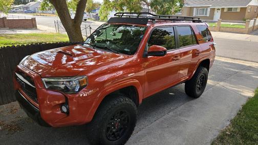 Orange 2015 Toyota 4Runner TRD Pro