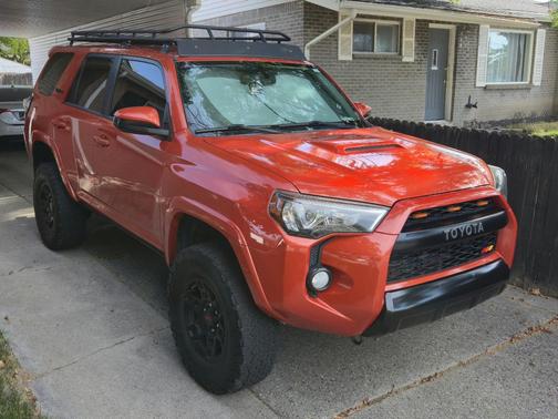 Orange 2015 Toyota 4Runner TRD Pro