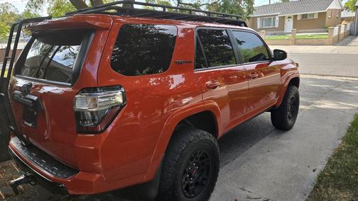Orange 2015 Toyota 4Runner TRD Pro