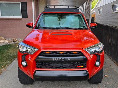 Orange 2015 Toyota 4Runner TRD Pro