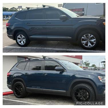 Blue 2018 Volkswagen Atlas 3.6L SEL