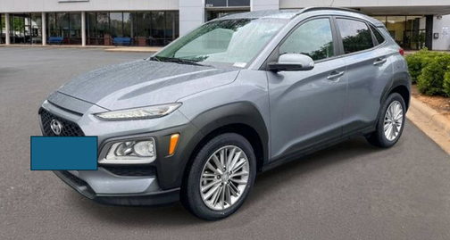 Gray 2021 Hyundai KONA SE
