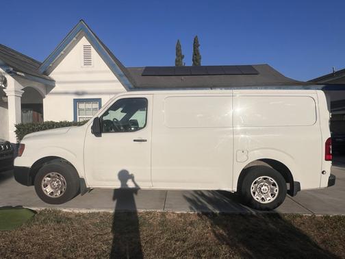 White 2021 Nissan NV Cargo NV1500 SV V6