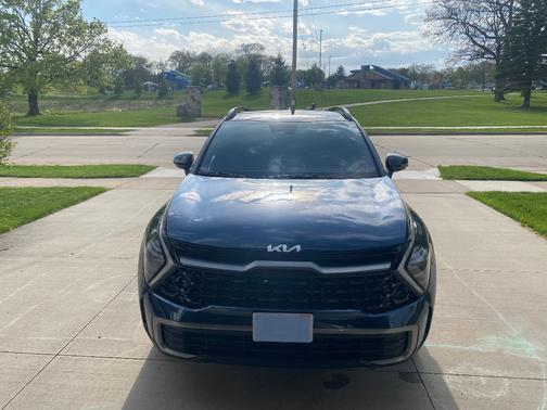 Blue 2024 Kia Sportage Plug-In Hybrid X-Line