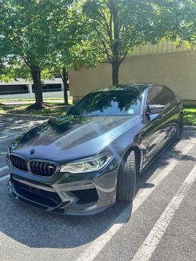 Gray 2020 BMW M5 Competition