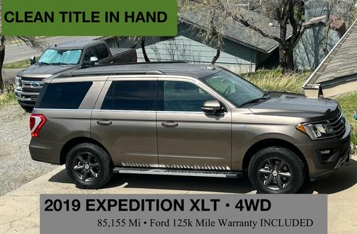 Beige 2019 Ford Expedition XLT