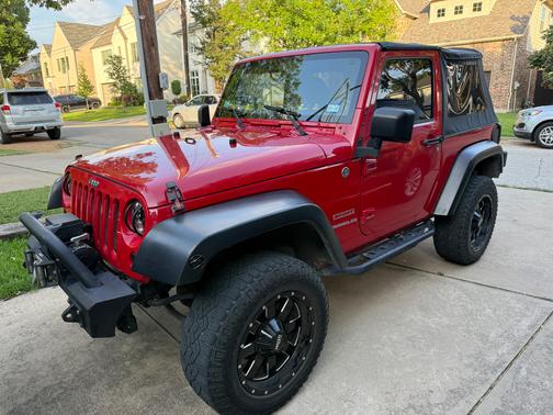 Red 2012 Jeep Wrangler Sport