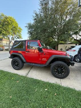 Red 2012 Jeep Wrangler Sport