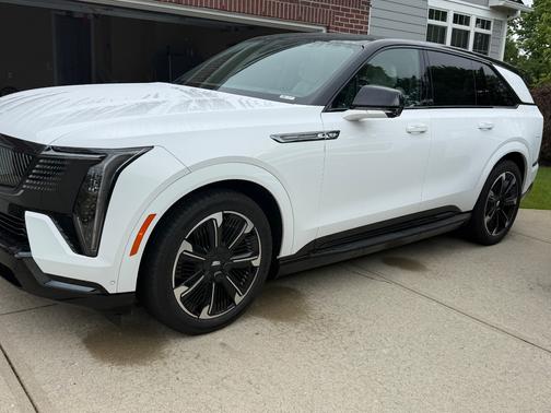 White 2025 Cadillac Escalade IQ Sport 1
