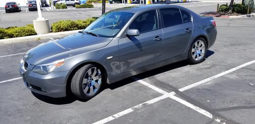 Silver 2007 BMW 530 i