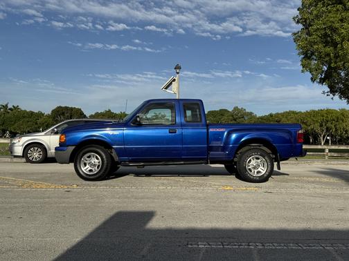 Blue 2003 Ford Ranger Edge SuperCab