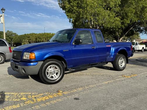 Blue 2003 Ford Ranger Edge SuperCab