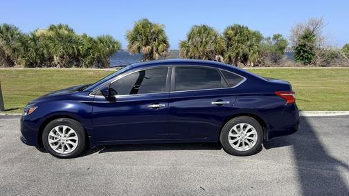 Blue 2019 Nissan Sentra SV