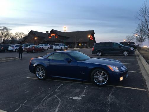 Blue 2005 Cadillac XLR Base