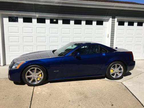 Blue 2005 Cadillac XLR Base