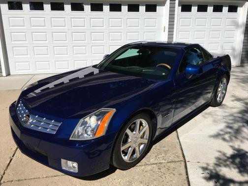 Blue 2005 Cadillac XLR Base